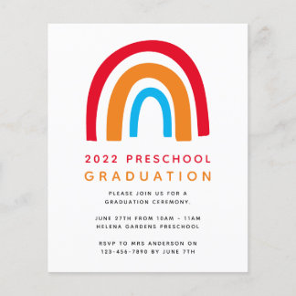 Inbjudan till pappra regnbågsskolan i Studenten Flygblad