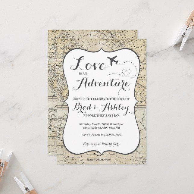 Inbjudan till par Möhippa (Fram/Back In Situ)