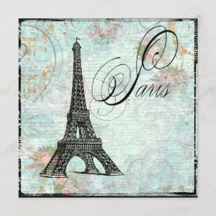 Inbjudan till Paris La Tour Eiffel Eiffel Torn