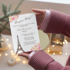 Inbjudan till parisisk babyvisningsprogram