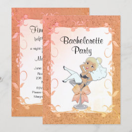 Inbjudan till partiet Blond Hved Bachelorette