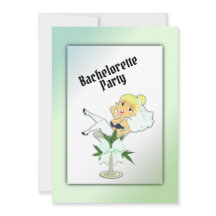 Inbjudan till partiet Blond Ogräs Bachelorette