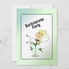 Inbjudan till partiet Blond Ogräs Bachelorette