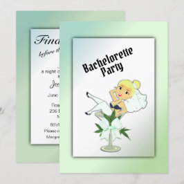 Inbjudan till partiet Blond Ogräs Bachelorette