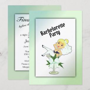Inbjudan till partiet Blond Ogräs Bachelorette