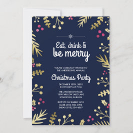 Inbjudan till partiet Eat, Drink och Be God jul