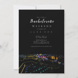 Inbjudan till partiet Las Vegas Skyline Bacheloret