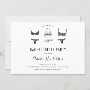 Inbjudan till partiet Lingerie Bachelorette