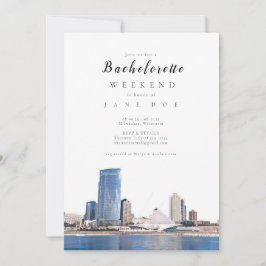 Inbjudan till partiet Milwaukee Skyline Bacheloret