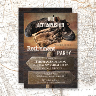Inbjudan till partiet Rustic Boots Pension