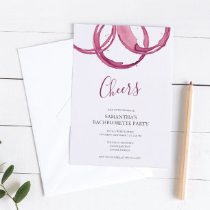 Inbjudan till partiet Vin Taste Bachelorette