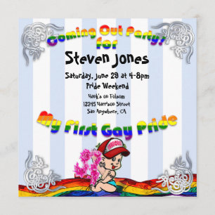 Inbjudan till Party 1:a Gay pride