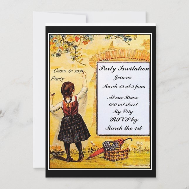 Inbjudan till Party 2 (Framsida)