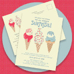 Inbjudan till Party Ice Cream 30års födelsedag<br><div class="desc">Nytt för sommaren 2024. Vår "Ice Cream,  You Skräm We All Skräm Surprise!"-vykort. Tre reflekterande glasskrämar med patriotisk röd,  vit och blå glass och sprinkler tar mittskedet över födelsedagsfestens detaljer.</div>