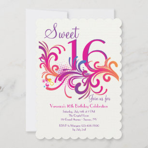 Inbjudan till Party Swirls