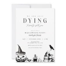 Inbjudan till Party Vuxen Halloween fest