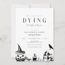 Inbjudan till Party Vuxen Halloween fest