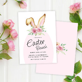 Inbjudan till påsk Brunch Bunny
