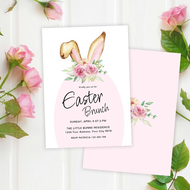 Inbjudan till påsk Brunch Bunny (Skapare uppladdad)