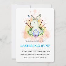 Inbjudan till påsk Brunch Egg Hunt