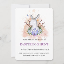 Inbjudan till påsk Brunch Egg Hunt