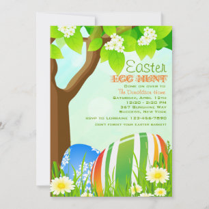 Inbjudan till påsk Garden Egg Hunt