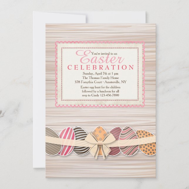 Inbjudan till påsk Ram (Framsida)