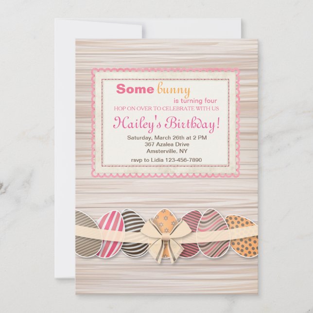 Inbjudan till påsk Ram (Framsida)