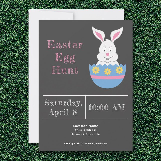 Inbjudan till Påskägg Hunt (Easter Egg Hunt Invitation)