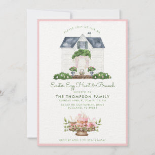 Inbjudan till påskägg Hunt och Brunch
