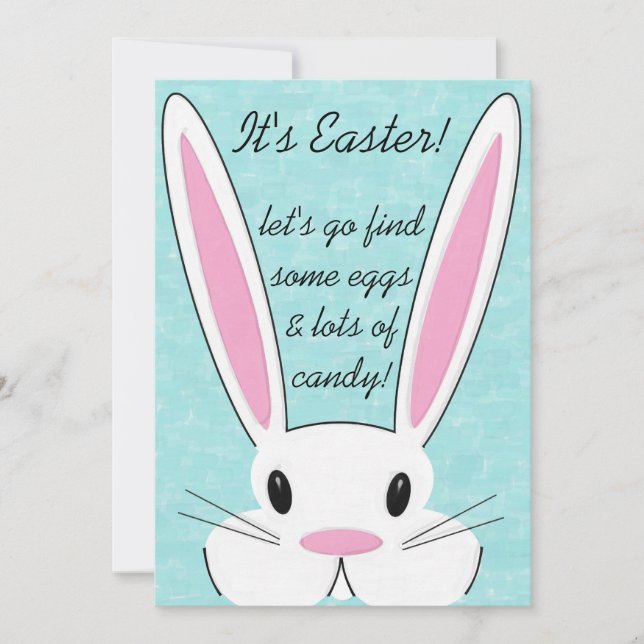 Inbjudan till Påskäggets Hunt-part (Framsida)