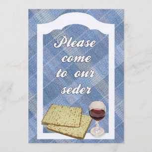 Inbjudan till påskhögtiden Seder