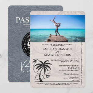 Inbjudan till passbröllop i Silver Bahamas
