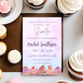 Inbjudan till Pastel Cupkaka Shower