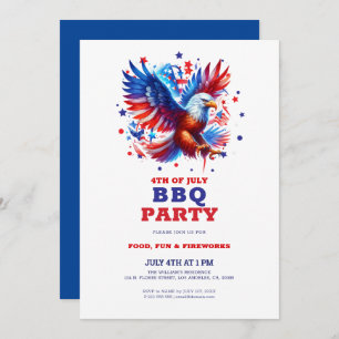 Inbjudan till Patriotic American Eagle BBQ