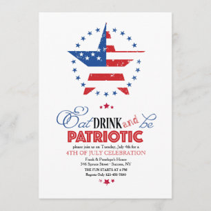 Inbjudan till Patriotic Firande