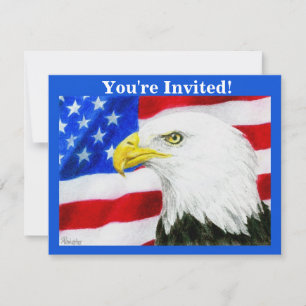 Inbjudan till Patriotic Party - "American Pride"