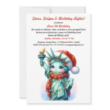 Inbjudan till Patriotic Winter Birthday