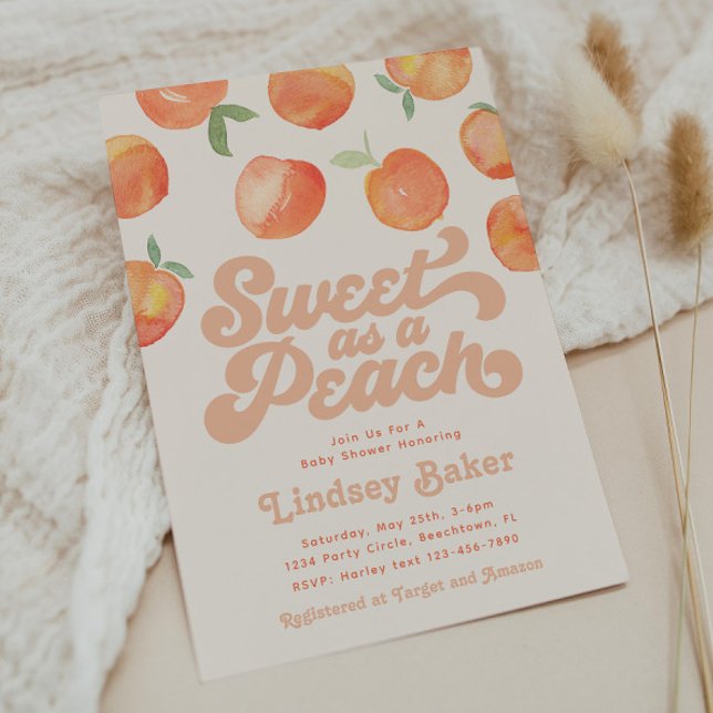 Inbjudan till Peach Baby Shower | Peach (Skapare uppladdad)