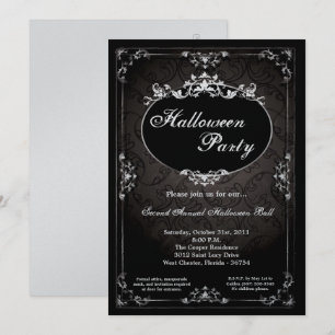 Inbjudan till Pendant Broach Halloween fest 5 x 7