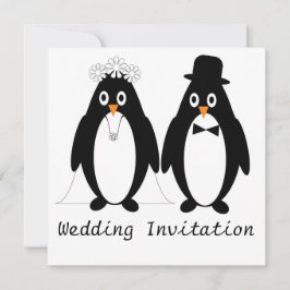Inbjudan till Penguin Design Wedding