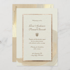 Inbjudan till Penseldrag för vattenfärgen Ro Guld 