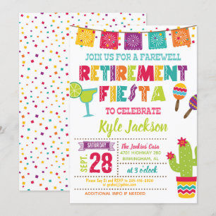 Inbjudan till Pension Fiesta - vit