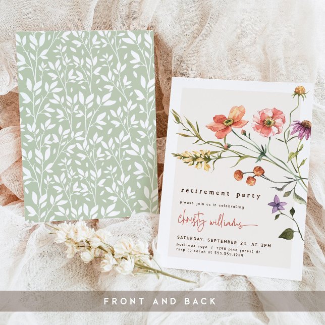 Inbjudan till pension Garden Party, sommarRetirem (Skapare uppladdad)