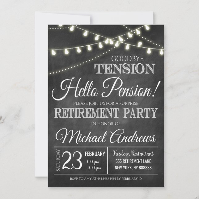 Inbjudan till Pension-part (Framsida)