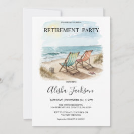 Inbjudan till pension-partiet - Beach Loungers Oce