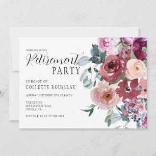 Inbjudan till Pension-partiet elegant Chic