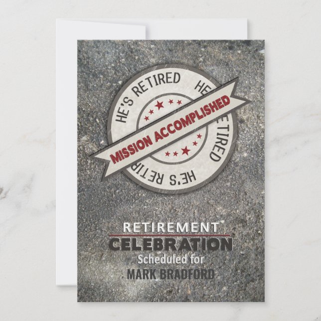 Inbjudan till pension-partiet, Uppdrag fullgjord, (Framsida)