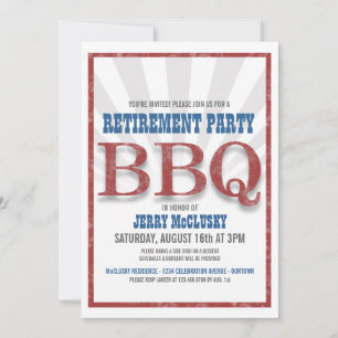 Inbjudan till Pension Party Barbeque