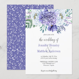 Inbjudan till Peony Passion Wedding